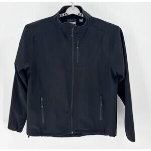 Black Diamond Mens Black Soft Shell Jacket Coat Full Zip Pockets size XL